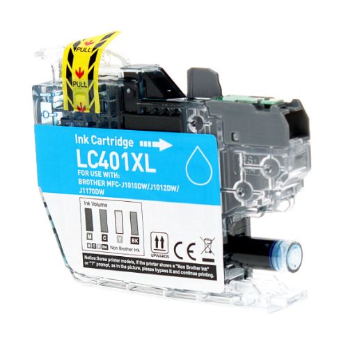 Picture of Compatible LC401XLC High Yield Cyan Ink Cartridge