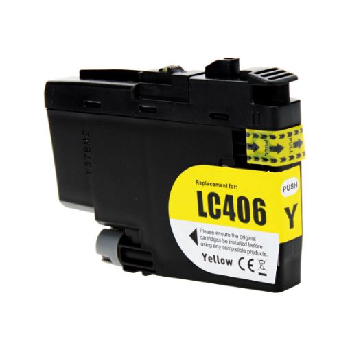 Picture of Compatible LC406Y Yellow Ink Cartridge