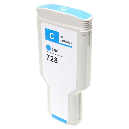 Picture of Remanufactured F9K17A (HP 728) Cyan Ink Cartridge (300 ml)
