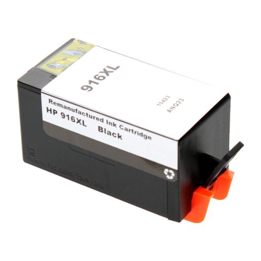 Picture of Remanufactured 3YL66AN (HP 916XL) Extra High Yield Black Ink Cartridge (1500 Yield)