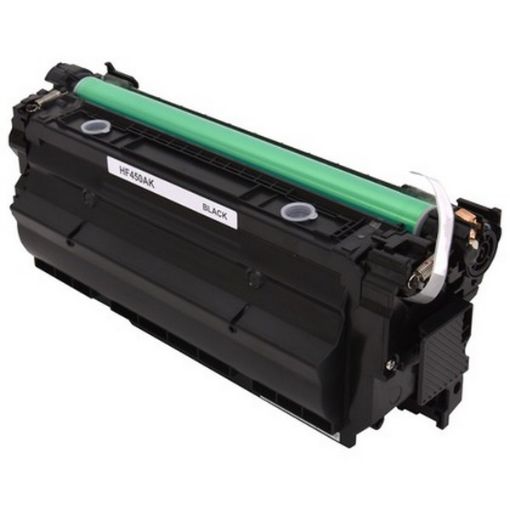 Picture of EcoPlus Reman CF450A (HP 655A) Black Toner Cartridge (12500 Yield)