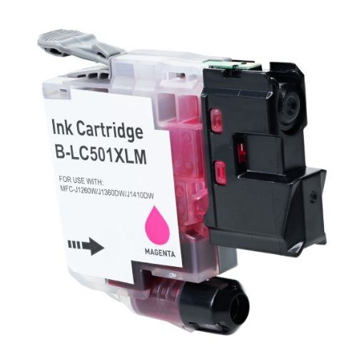 Picture of Compatible LC501XLM High Magenta Inkjet Cartridge (500 Yield)