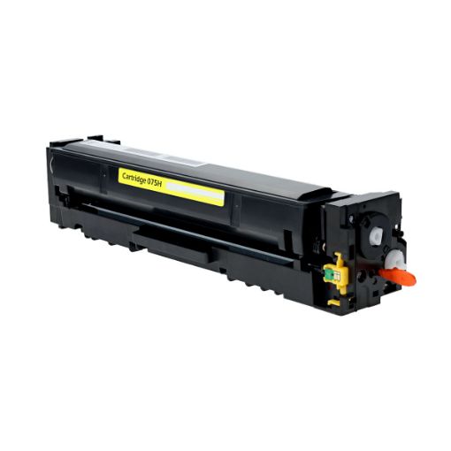 Picture of Compatible 6366C001 (Canon 075H) High Yellow Toner Cartridge (2500 Yield) with New Chip