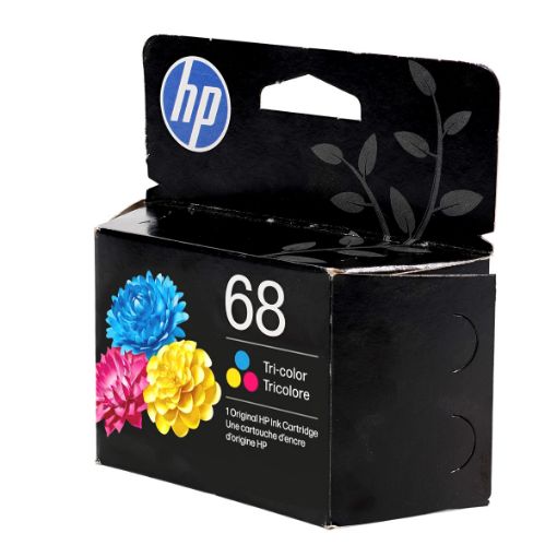 Picture of HP 7FP20TN (HP 68) Tri-Color Ink Cartridge (120 Yield)